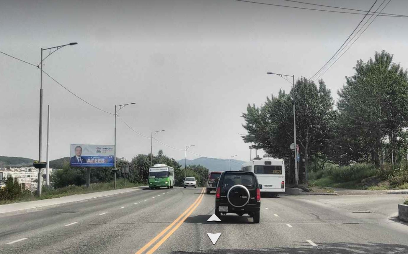Фотография рекламного носителя, тип: Билборд 3x6, адрес: Зеркальная ул., Петропавловск-Камчатский, Камчатский край, Россия. Сторона Б №777373