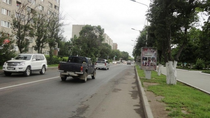 Фотография рекламного носителя, тип: Ситиформат 1.8x1.2, адрес: Ленина ул., д.70, поз.2, Уссурийск, Приморский край, Россия. Сторона А №791480