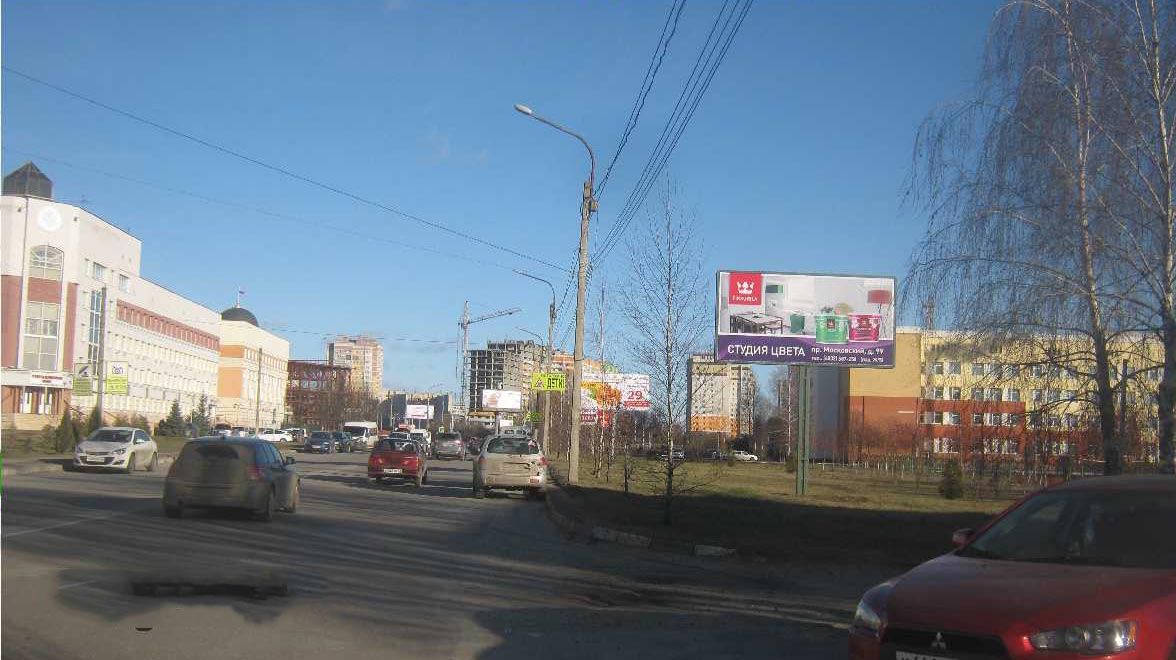 Фотография рекламного носителя, тип: Билборд 3x6, адрес: Крахмалева ул., Брянск, Брянская область, Россия. Сторона А №723725