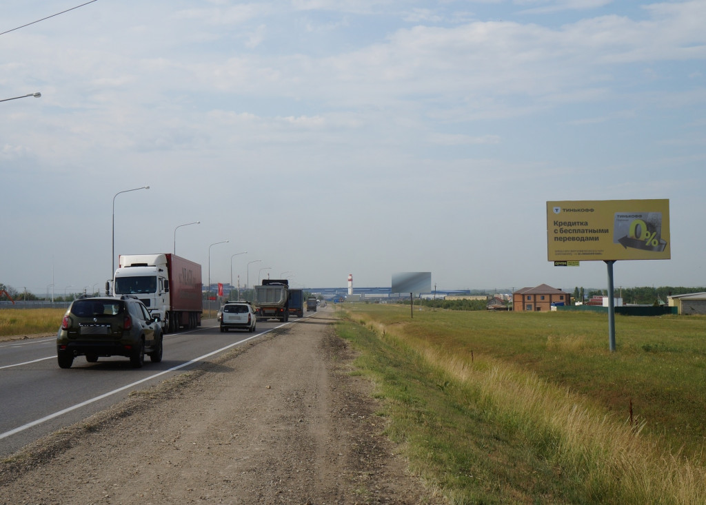 Фотография рекламного носителя, тип: Билборд 3x6, адрес: Краснодар-Новороссийск а/д., 95 800м, Абинск, Краснодарский край, Россия. Сторона А №638583