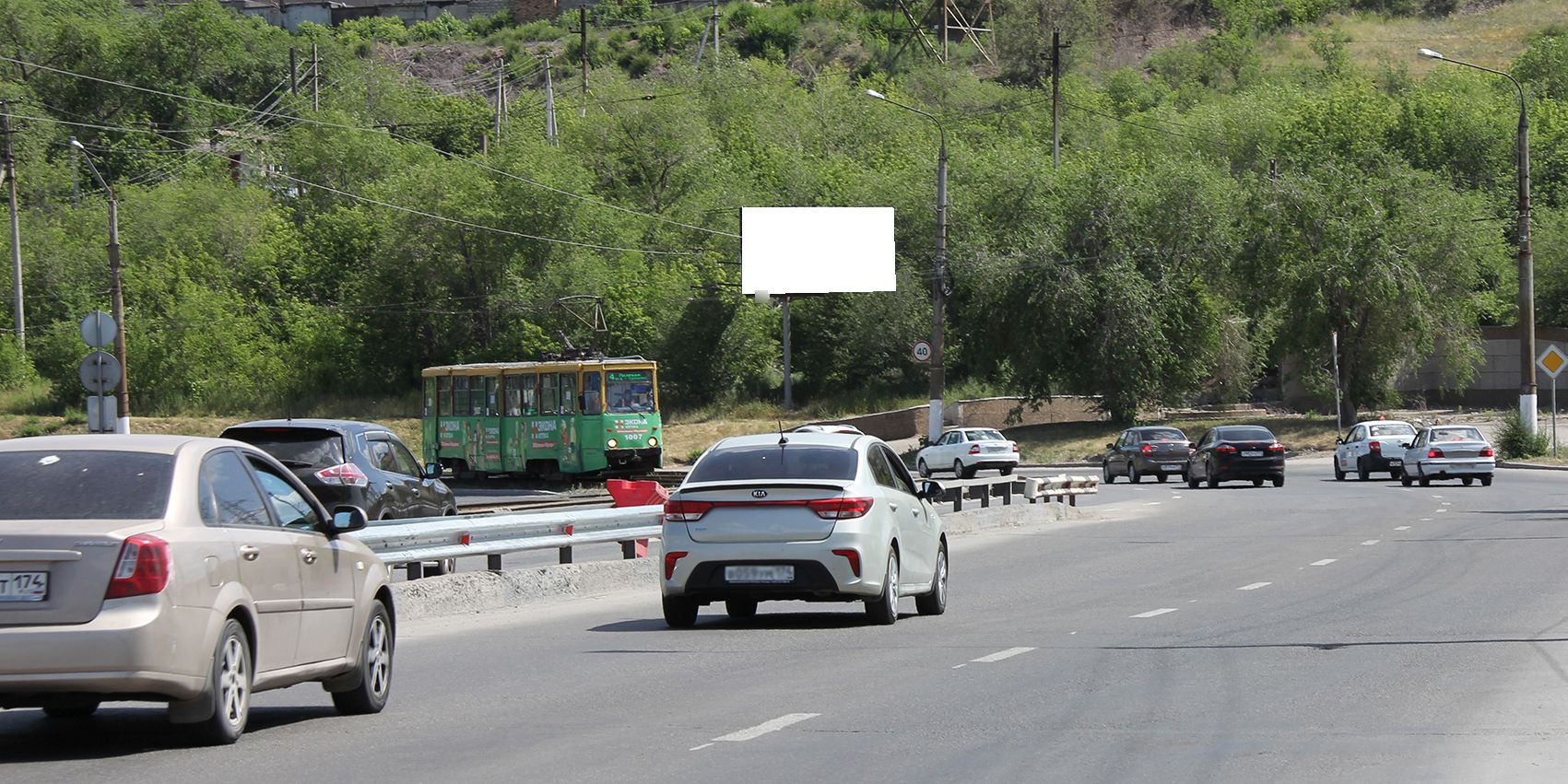 Фотография рекламного носителя, тип: Билборд 3x6, адрес: Профсоюзная ул., возле ДРСУ 1, Магнитогорск, Челябинская область, Россия. Сторона А №1052303