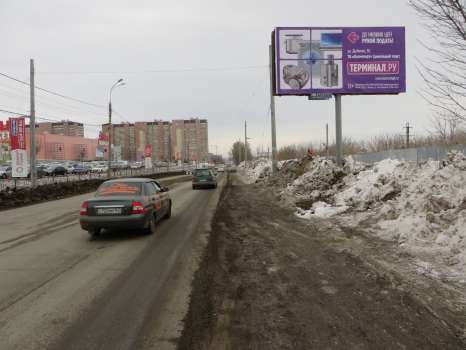 Фотография рекламного носителя, тип: Билборд 3x6, адрес: Дыбенко ул. Х Энтузиастов ул., ТРК КОСМОПОРТ, Самара, Самарская область, Россия. Сторона А №660984