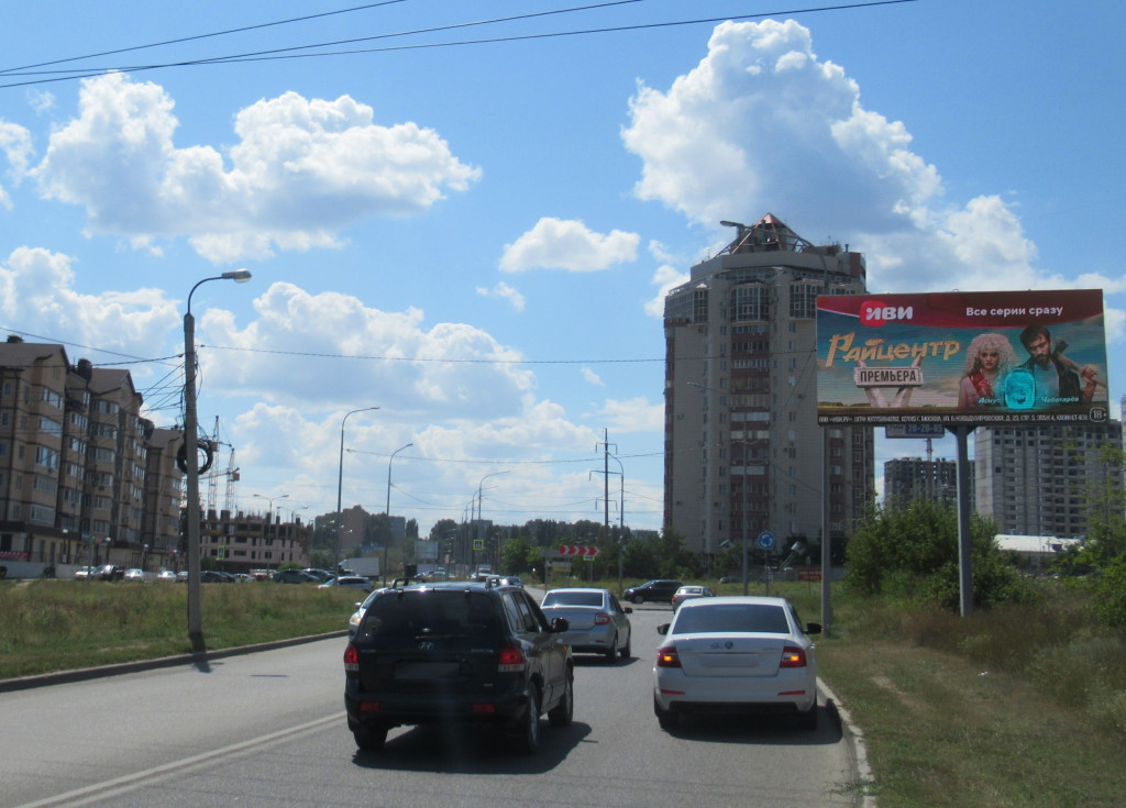 Фотография рекламного носителя, тип: Билборд 3x6, адрес: Покрышкина ул. Х Расула Гамзатова ул., Волгоград, Волгоградская область, Россия. Сторона A №1054413
