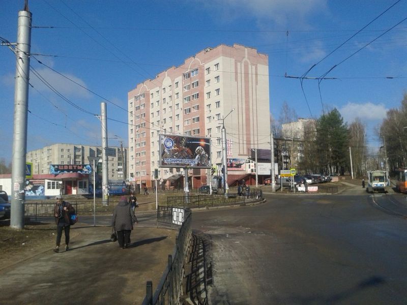 Фотография рекламного носителя, тип: Билборд 3x6, адрес: 25 Сентября ул. Х Соколовского ул., Смоленск, Смоленская область, Россия. Сторона Б1-Б3 №382978