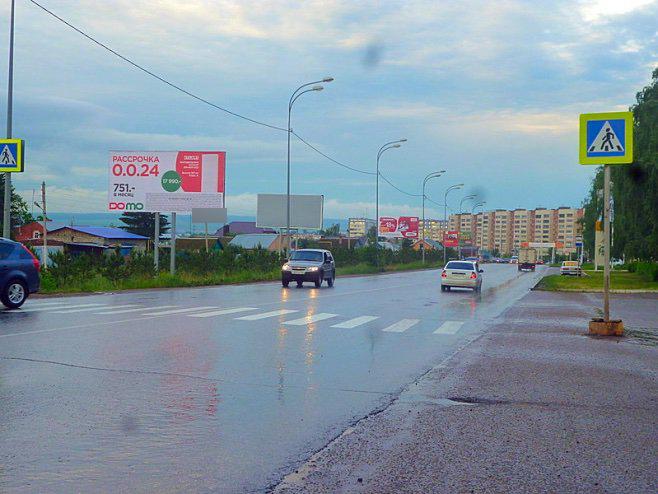 Фотография рекламного носителя, тип: Билборд 3x6, адрес: Альметьевск г., Бигаш ул., д.186, Альметьевск, Республика Татарстан, Россия. Сторона B №685583