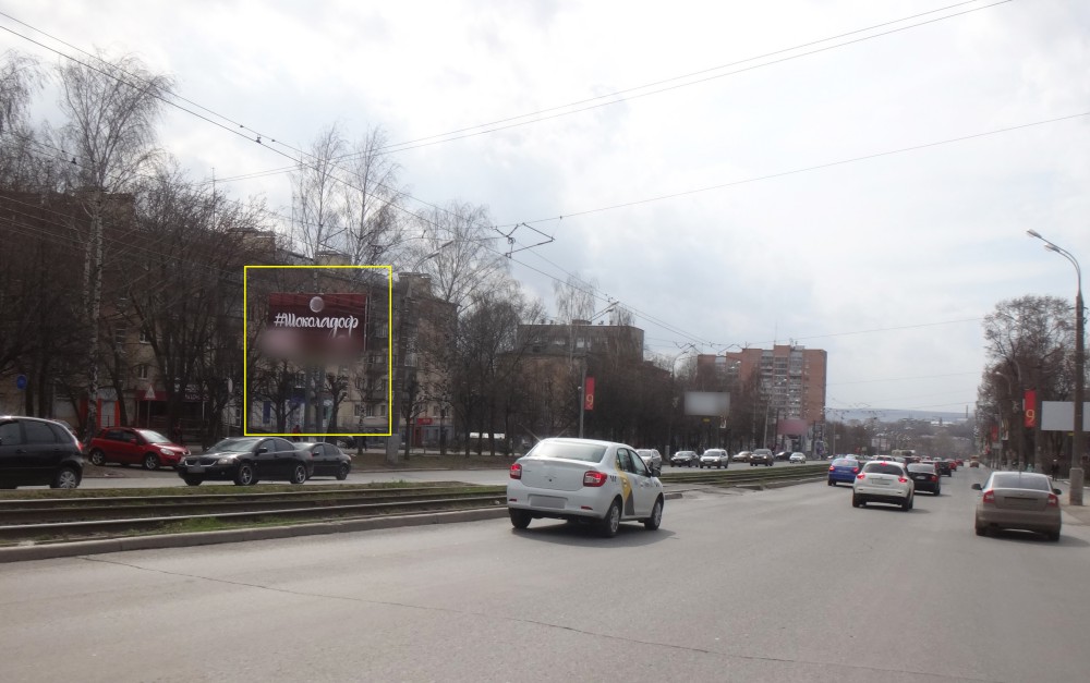 Фотография рекламного носителя, тип: Билборд 3x6, адрес: Кирова ул., магазин Афины, Ижевск, Республика Удмуртия, Россия. Сторона B №785686