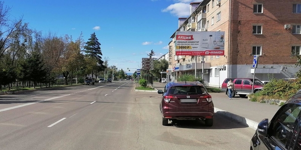 Фотография рекламного носителя, тип: Билборд 3x6, адрес: Арсеньев г., Жуковского ул., д.29, Владивосток, Приморский край, Россия. Сторона А №756742