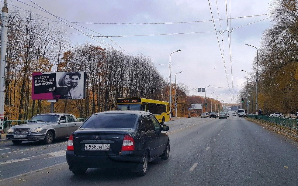 Фотография рекламного носителя, тип: Билборд 3x6, адрес: Победы ул. Х Коваленко ул., Саранск, Республика Мордовия, Россия. Сторона Б №1028416