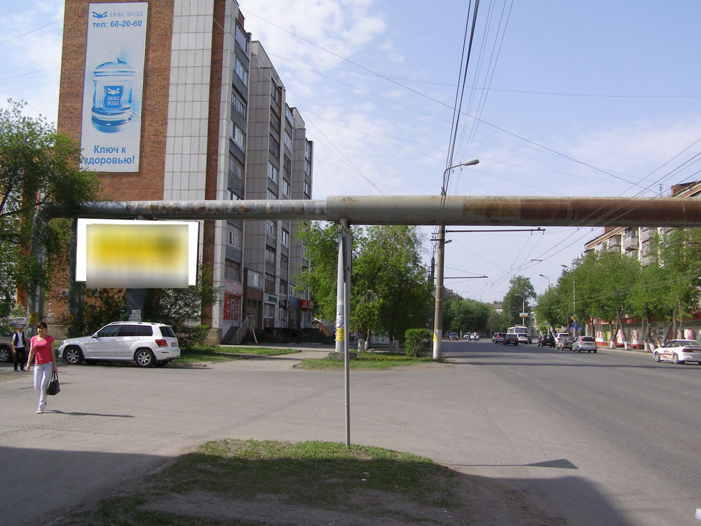 Фотография рекламного носителя, тип: Билборд 3x6, адрес: Мяготина ул. Х С.Батора ул., поз.1, Курган, Курганская область, Россия. Сторона B №1074155