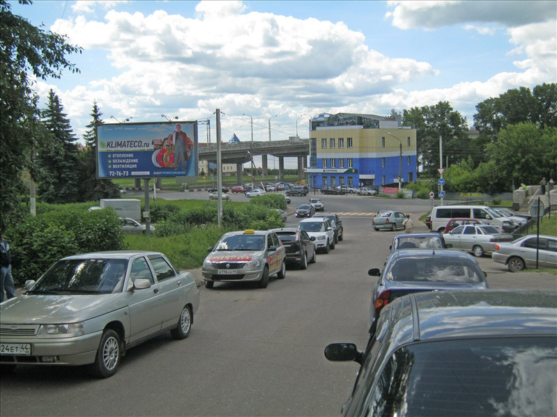 Фотография рекламного носителя, тип: Билборд 3x6, адрес: Овражная ул., в районе онкодиспансера, Кострома, Костромская область, Россия. Сторона B №496734