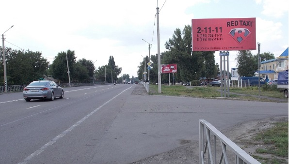 Фотография рекламного носителя, тип: Билборд 3x6, адрес: Харьковская ул., в районе «Хлебный дом», на 894 100 м, Новошахтинск, Ростовская область, Россия. Сторона А №1093594