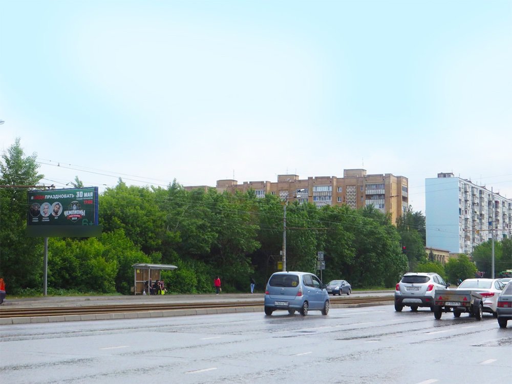 Фотография рекламного носителя, тип: Билборд 3x6, адрес: Зорге ул. Х Братьев Касимовых ул., Казань, Республика Татарстан, Россия. Сторона B №761358