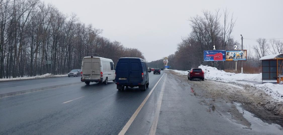 Фотография рекламного носителя, тип: Билборд 3x6, адрес: Новорязанское ш., 178 600м, Рязань, Рязанская область, Россия. Сторона A2 №871116