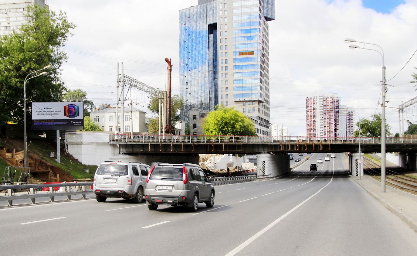 Фотография рекламного носителя, тип: Билборд 3x6, адрес: Энтузиастов ш., д.2, 350м до Х Рогожский Вал ул., Москва, Россия. Сторона Bh1-Bh4 №882751