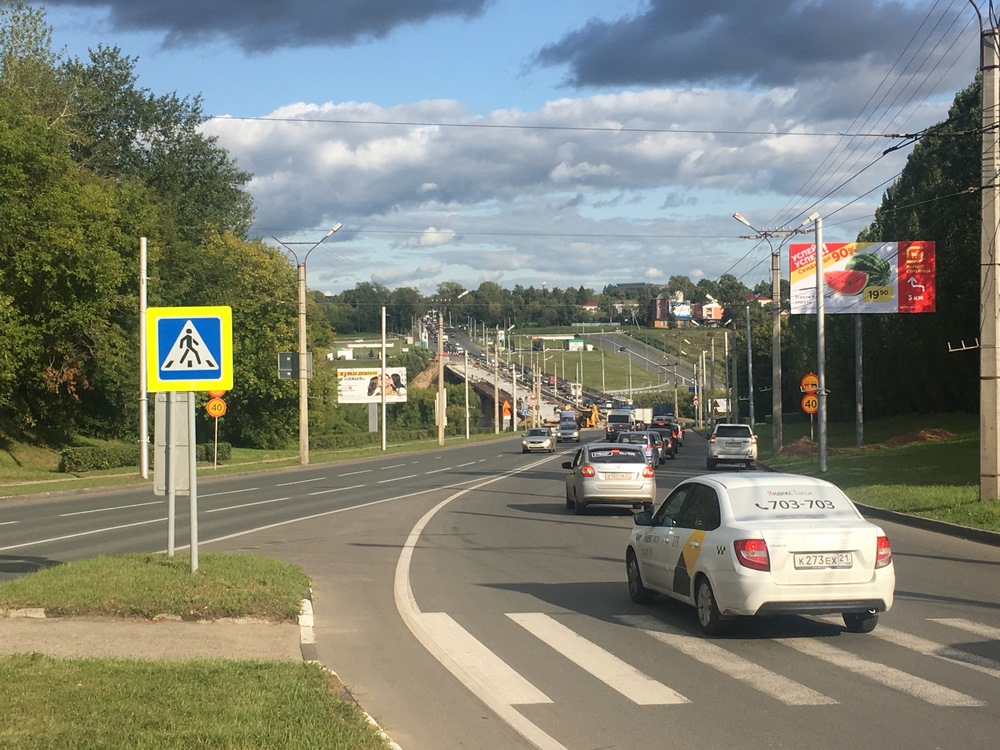 Фотография рекламного носителя, тип: Билборд 3x6, адрес: Юлиуса Фучика ул., д.60а, Чебоксары, Республика Чувашия, Россия. Сторона A1-A3 №776747