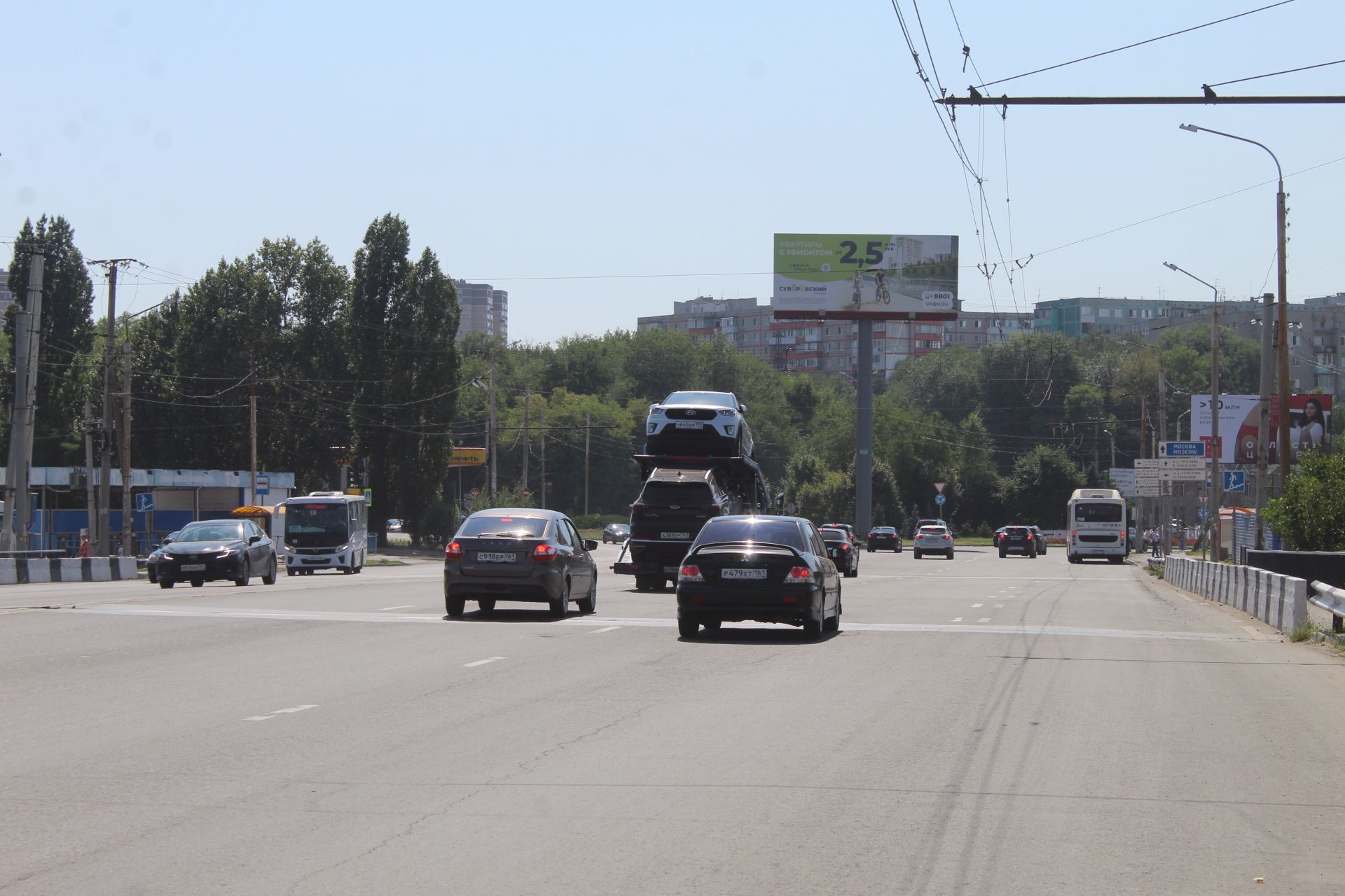 Фотография рекламного носителя, тип: Суперсайт 5x12, адрес: Штахановского ул., д.31 Х Армянская ул., Ростов-на-Дону, Ростовская область, Россия. Сторона Б №947031