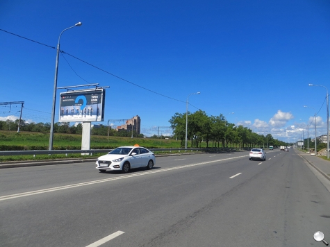 Фотография рекламного носителя, тип: Билборд 3x6, адрес: Белградская ул., д.20, корп.1, Санкт-Петербург, Россия. Сторона B №515048