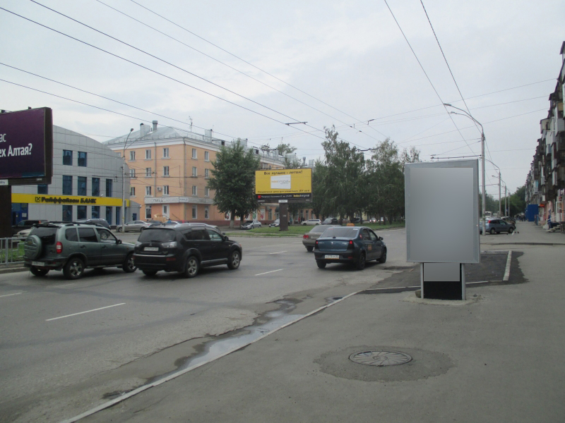 Фотография рекламного носителя, тип: Ситиформат 1.8x1.2, адрес: Ленина пр-т., д.134, Барнаул, Алтайский край, Россия. Сторона А №498183