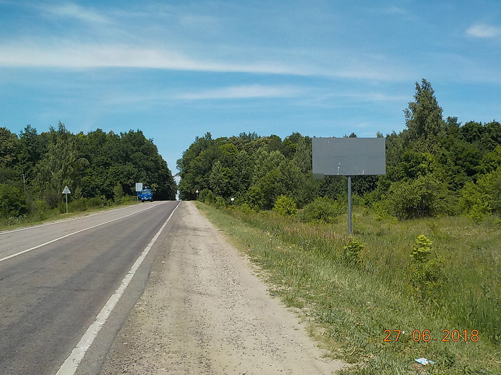 Фотография рекламного носителя, тип: Билборд 3x6, адрес: Кашира-Серебряные Пруды-Узловая а/д., 57 200м, слева, Московская область, Россия. Сторона А №697705