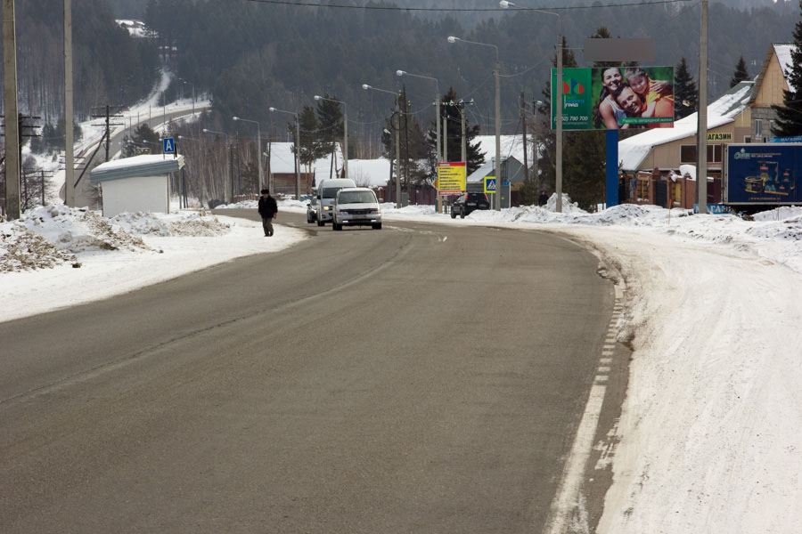 Фотография рекламного носителя, тип: Билборд 3x6, адрес: Байкальский тракт, 33 970м, Иркутск, Иркутская область, Россия. Сторона А №509345