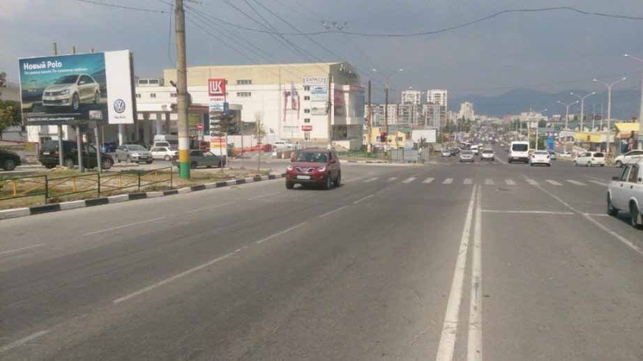 Фотография рекламного носителя, тип: Билборд 3x6, адрес: Дзержинского пр-т., д.213 Х Хворостянского ул., Новороссийск, Краснодарский край, Россия. Сторона Б №702802