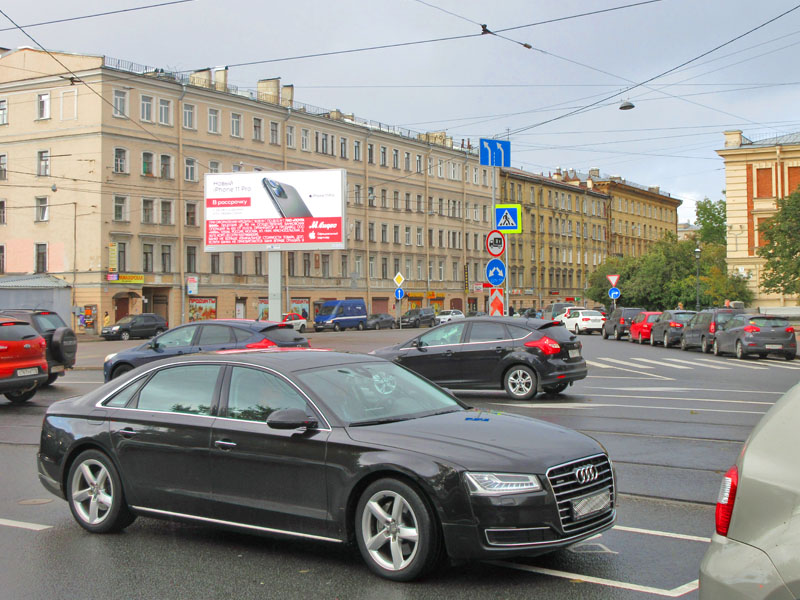 Фотография рекламного носителя, тип: Билборд 3x6, адрес: Большой Сампсониевский пр-т., д.18, лит.В Х Боткинская ул., Санкт-Петербург, Россия. Сторона A20-А29 №772974