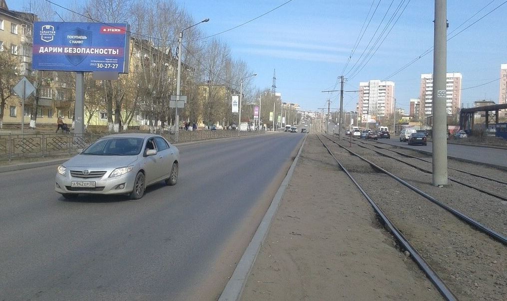 Фотография рекламного носителя, тип: Билборд 3x6, адрес: Трубачеева ул., Улан-Удэ, Республика Бурятия, Россия. Сторона B №958180