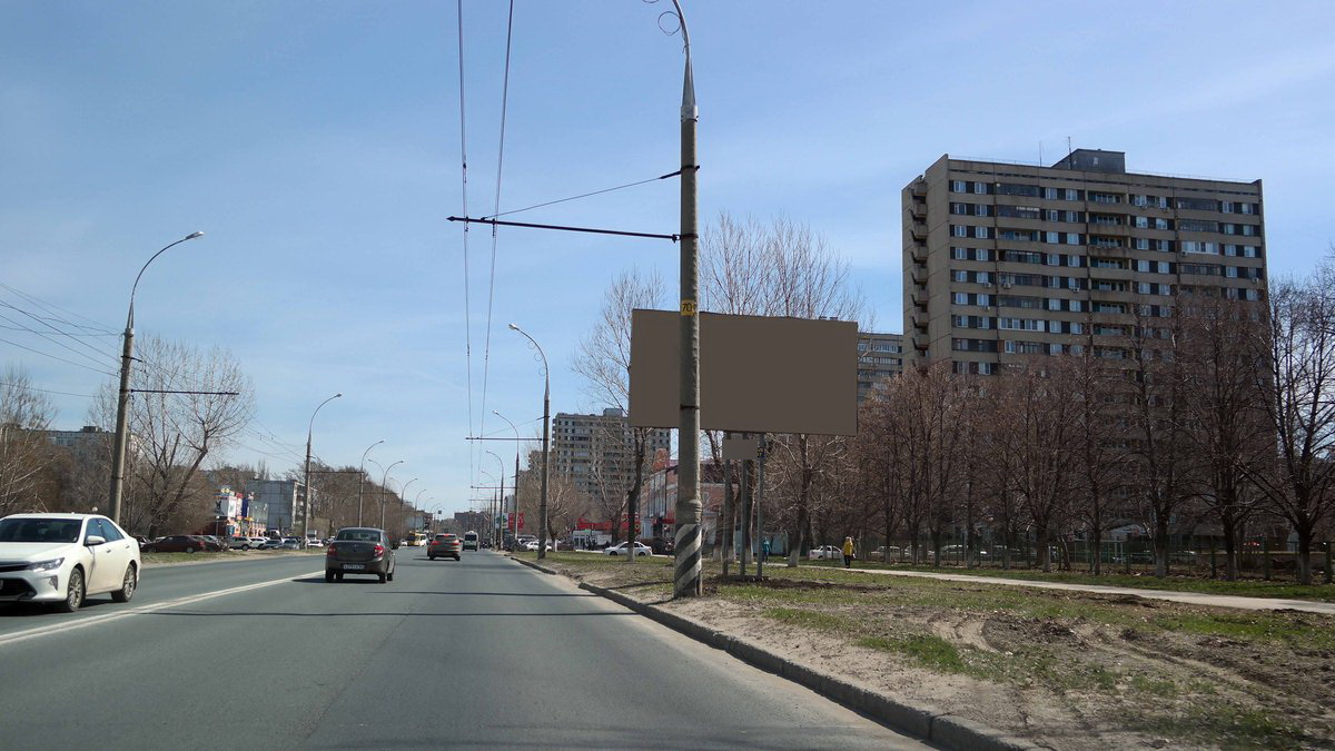 Фотография рекламного носителя, тип: Билборд 3x6, адрес: Приморский б-р., д.35, Тольятти, Самарская область, Россия. Сторона А №843475
