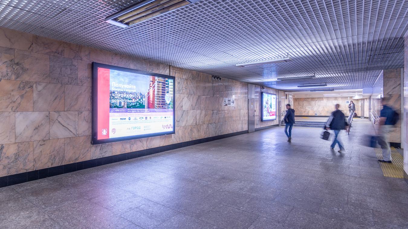 Фотография рекламного носителя, тип: Лайтбокс, адрес: Станция метро «Румянцево», линия Сокольническая, Москва, Россия. Сторона/вариант 3 №822144