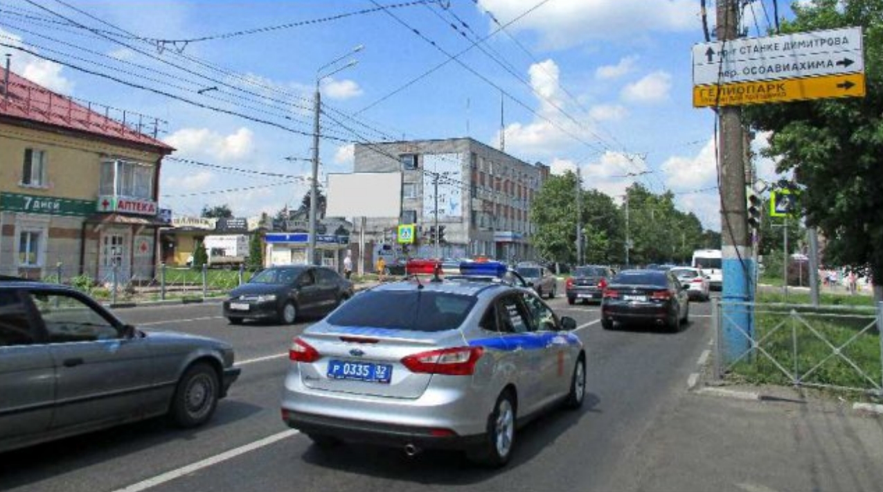 Фотография рекламного носителя, тип: Билборд 3x6, адрес: Красноармейская ул., д.89, Брянск, Брянская область, Россия. Сторона B1-B3 №840750