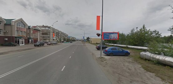 Фотография рекламного носителя, тип: Билборд 3x6, адрес: Загородных ул., 10 мкр-н., ТЦ Сказка, Нягань, Ханты-Мансийский автономный округ – Югра, Россия. Сторона А №853831