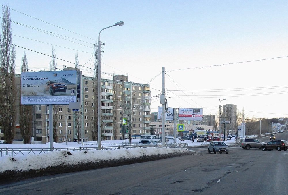 Фотография рекламного носителя, тип: Билборд 3x6, адрес: Баязита Бикбая ул. Х Сипайловская ул., Уфа, Республика Башкортостан, Россия. Сторона Б №746063