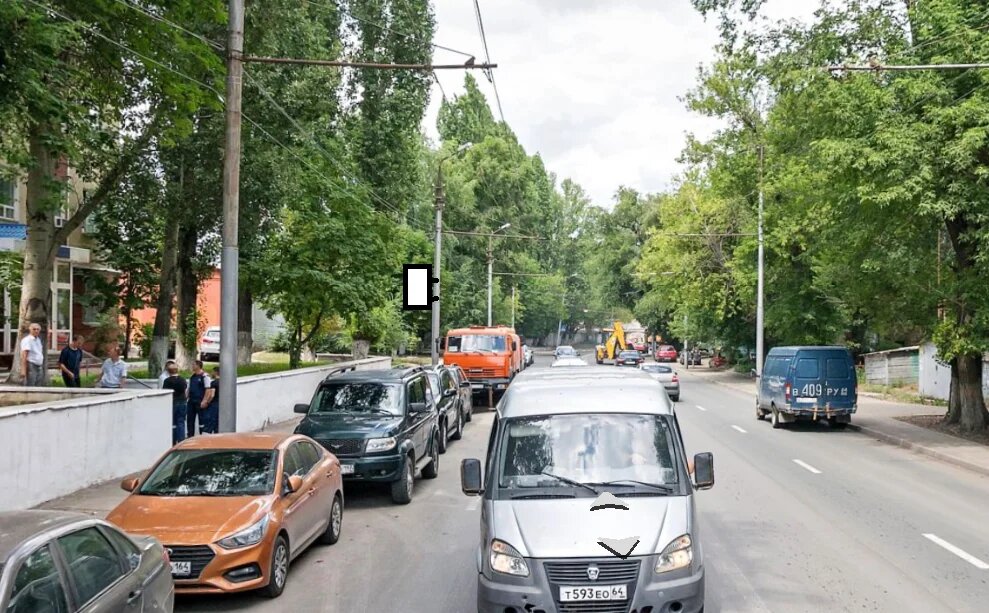 Фотография рекламного носителя, тип: Панель-кронштейн, адрес: 2-ой станционный пр-зд., д.6б, Саратов, Саратовская область, Россия. Сторона Б №834780