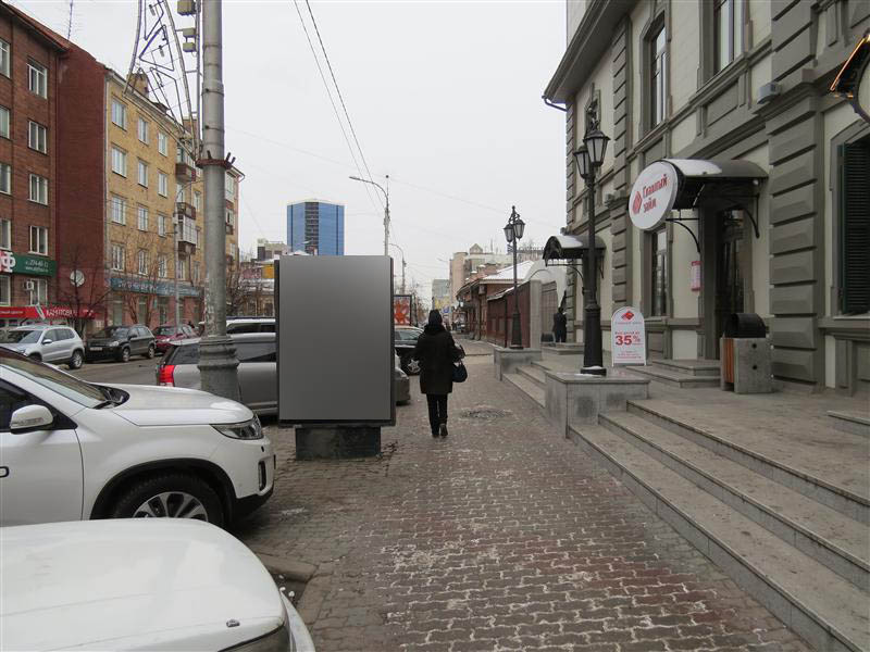Фотография рекламного носителя, тип: Ситиформат 1.8x1.2, адрес: Мира пр-т., д.19, корп.1, Красноярск, Красноярский край, Россия. Сторона А №537673