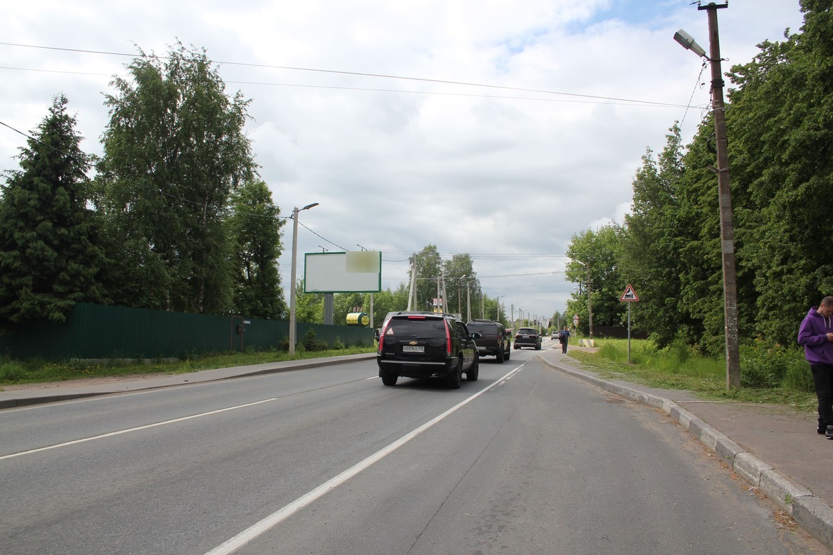 Фотография рекламного носителя, тип: Билборд 3x6, адрес: Корнево пос., Полевая ул., д.35, Ленинградская область, Россия. Сторона Б №574109