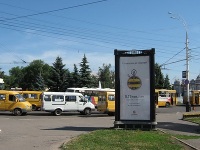 Фотография рекламного носителя, тип: Пиллар 3x1.4, адрес: Привокзальная пл., д.61, Тамбов, Тамбовская область, Россия. Сторона С №432275