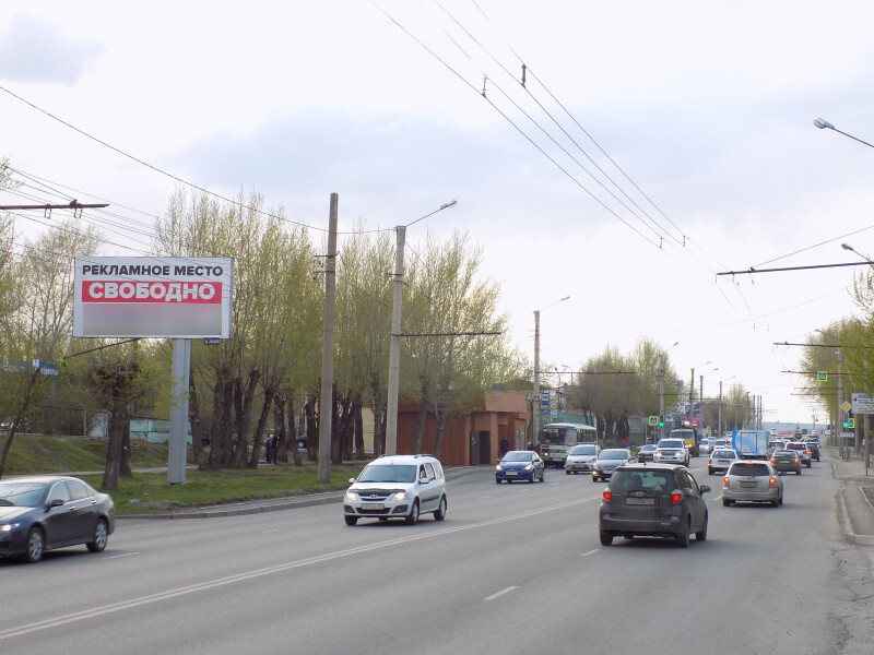 Фотография рекламного носителя, тип: Билборд 3x6, адрес: Калинина ул., д.71, Красноярск, Красноярский край, Россия. Сторона Б №779977