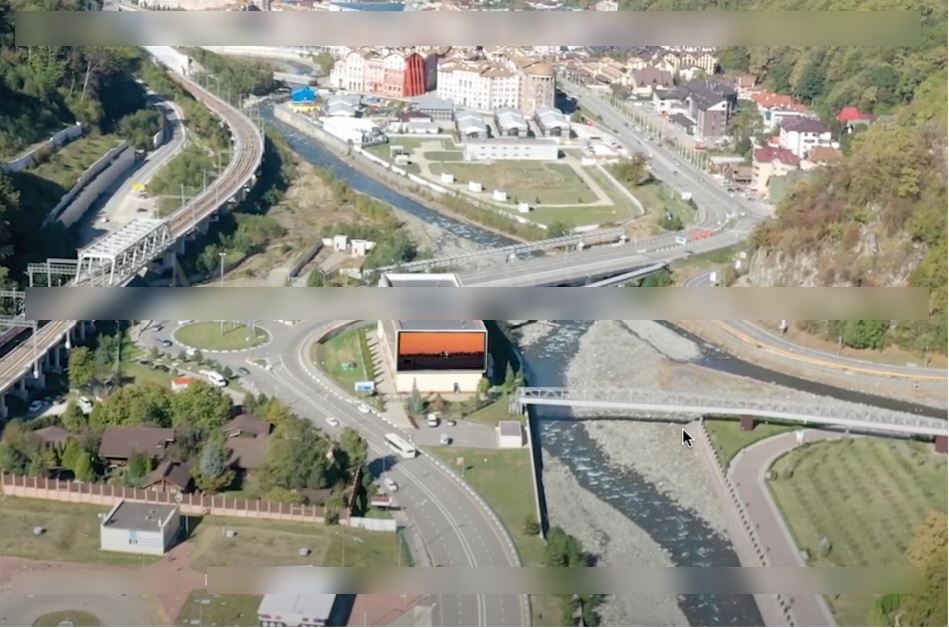 Фотография рекламного носителя, тип: Медиафасад, адрес: Красная Поляна пос., Россети, Сочи, Краснодарский край, Россия. Сторона A1-A10 №869388