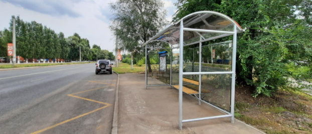 Фотография рекламного носителя, тип: Остановка 1.8x1.2, адрес: Московское ш. Х Советской Армии ул., Самара, Самарская область, Россия. Сторона В1 №1080132