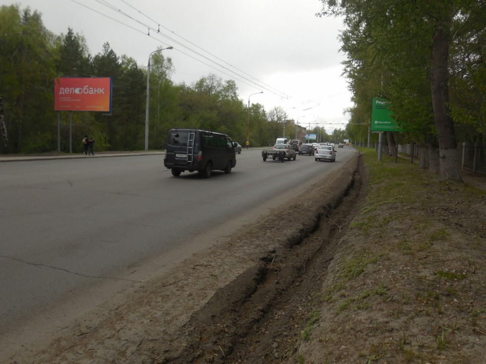 Фотография рекламного носителя, тип: Билборд 3x6, адрес: Красный путь ул., д.163/1, Омск, Омская область, Россия. Сторона В №1009909