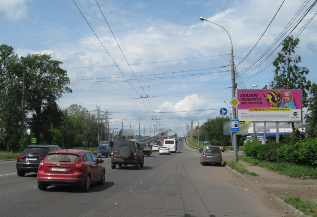 Фотография рекламного носителя, тип: Билборд 3x6, адрес: Октября пр-т., д.72а/2, Ярославль, Ярославская область, Россия. Сторона А №794144
