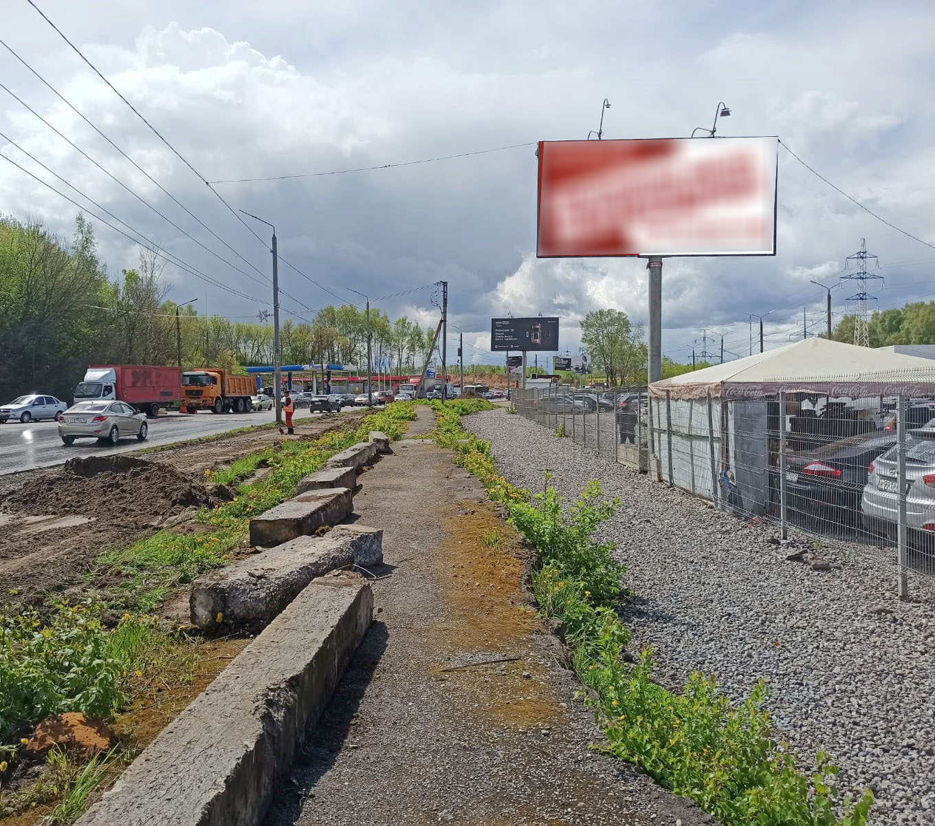 Фотография рекламного носителя, тип: Билборд 3x6, адрес: Рязанская ул., д.15, поз.1, Тула, Тульская область, Россия. Сторона А №806196