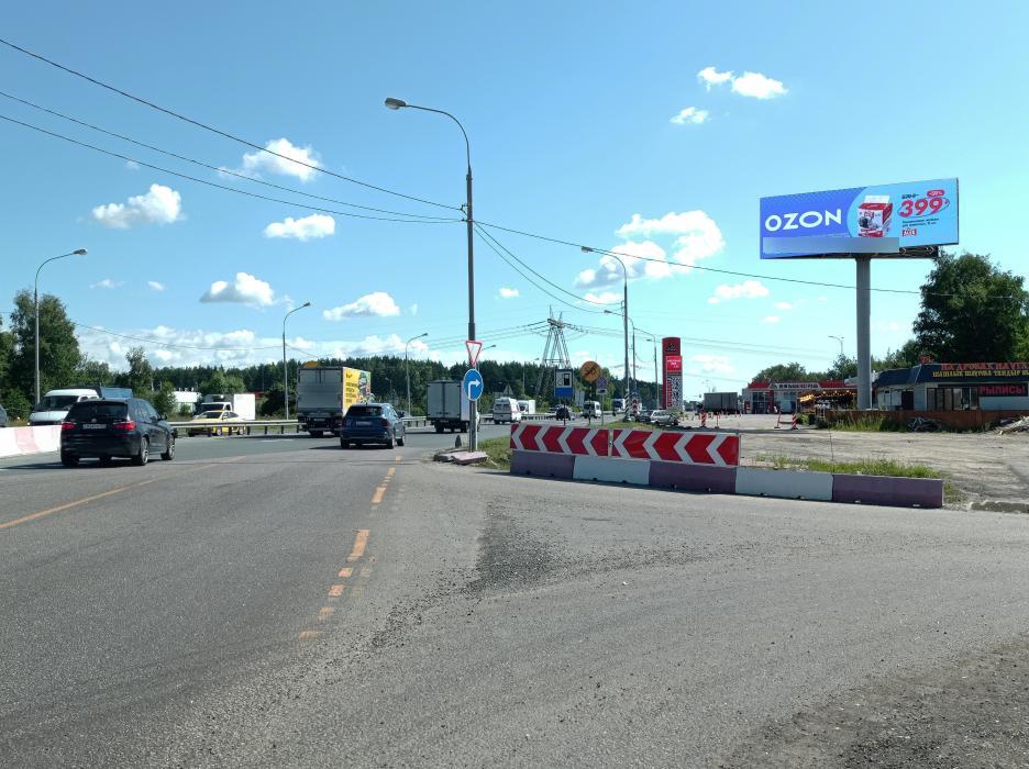 Фотография рекламного носителя, тип: Суперсайт 5x15, адрес: М-7 «Волга» а/д, 43 830м, Московская область, Россия. Сторона A1-A10 №1044773