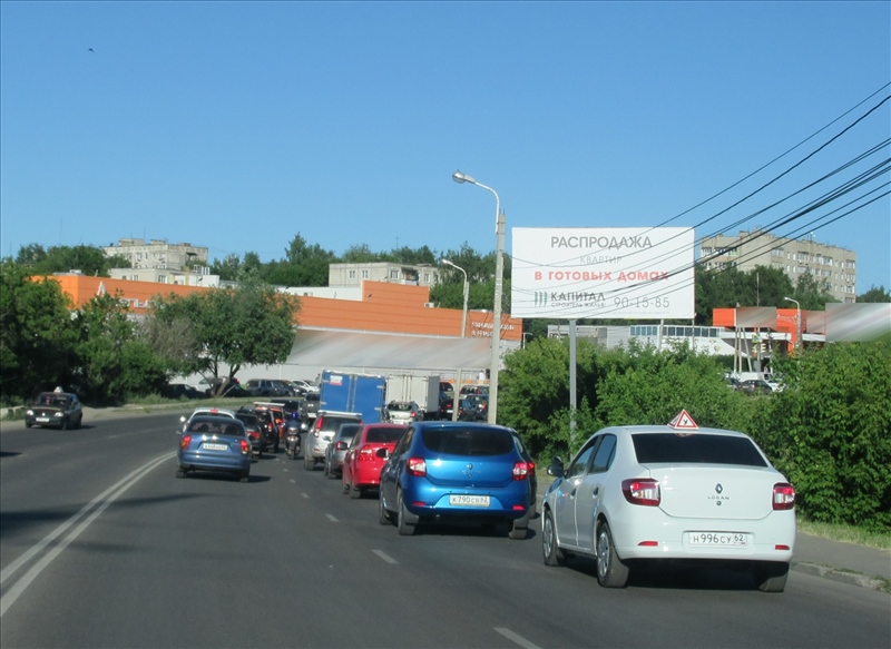 Фотография рекламного носителя, тип: Билборд 3x6, адрес: Яблочкова пр-зд., 200м от ул.Радиозаводская, Рязань, Рязанская область, Россия. Сторона А1-А3 №793729