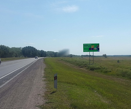 Фотография рекламного носителя, тип: Билборд 3x6, адрес: Омск-Черлак а/д, 18 741м, Омск, Омская область, Россия. Сторона А №769318