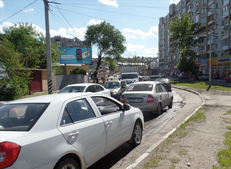 Фотография рекламного носителя, тип: Билборд 3x6, адрес: Клочкова ул., д.3, Саратов, Саратовская область, Россия. Сторона Б №819356