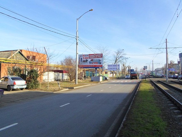 Фотография рекламного носителя, тип: Билборд 3x6, адрес: Калинина ул., д.229, Краснодар, Краснодарский край, Россия. Сторона Б №409618