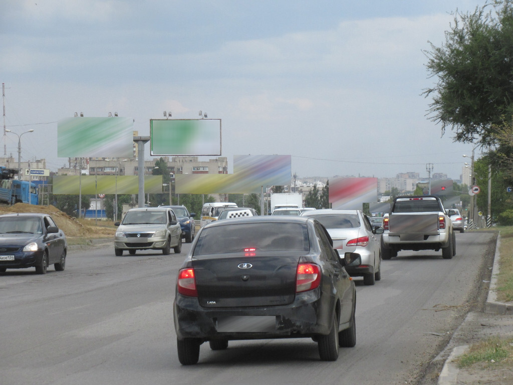 Фотография рекламного носителя, тип: Билборд 3x6, адрес: Землячки ул, напротив д.42, Волгоград, Волгоградская область, Россия. Сторона Б2 №596117