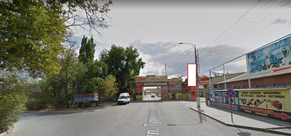 Фотография рекламного носителя, тип: Панель-кронштейн, адрес: Тулака ул., поз.2, Волгоград, Волгоградская область, Россия. Сторона А №1097095