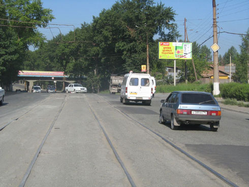 Фотография рекламного носителя, тип: Билборд 3x6, адрес: Индустриальная ул. Х Балакинская ул., Нижний Тагил, Свердловская область, Россия. Сторона A №484515